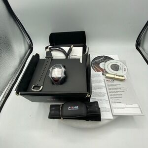 Polar Mens RS800CX Sport Watch & Training Computer Heart Rate Monitor Set #7
